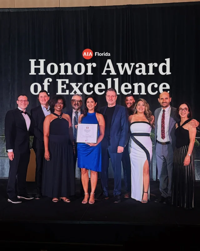 Honored to be recognized by the Florida Chapter of The American Institute of Architects (AIA) with the Honor Award of Excellence Interiors for our studio headquarters. 🏆✨Receiving this recognition from @aia_florida is a testament to the creativity, passion and dedication of our incredible team, and we are proud to celebrate this milestone achievement together! Here's to the first of many. ⭐